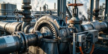 A pressão perdida dentro de tubulações pode movimentar pequenas turbinas e devolver eletricidade à própria instalação industrial
