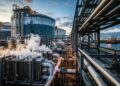 A energia fria do GNL pode gerar eletricidade antes mesmo de o combustível entrar nos gasodutos