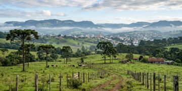 Berço do turismo rural do Brasil e o maior município catarinense em extensão: a cidade a 920 metros onde a neve volta quase todo inverno