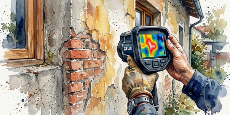 Termografia em imóveis orienta a busca por falhas ocultas