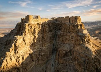 Construída sobre um planalto cercado por penhascos, a Fortaleza de Masada criou uma das posições defensivas mais difíceis de conquistar