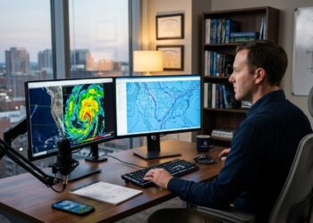 A profissão que transforma imagens de satélite e modelos matemáticos em alertas de tempestade