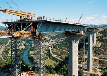 O método usado no Viaduto de Millau desafia a ideia de como uma ponte é construída