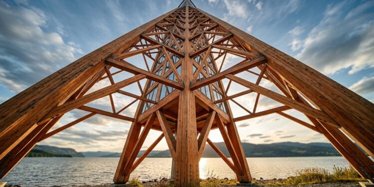 Uma torre de madeira com mais de 80 metros, a Mjøstårnet, mostra como esse material começa a disputar espaço com o concreto e o aço em edifícios altos