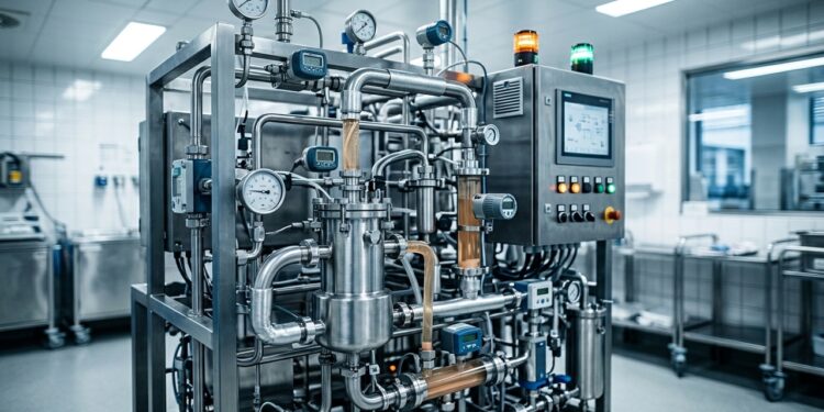 Um pequeno laboratório modular pode produzir determinados medicamentos perto de hospitais e reduzir a dependência de grandes fábricas
