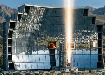 Construído nos Pirenéus franceses, o Forno Solar de Odeillo usa milhares de espelhos para concentrar luz e atingir mais de 3.000 °C
