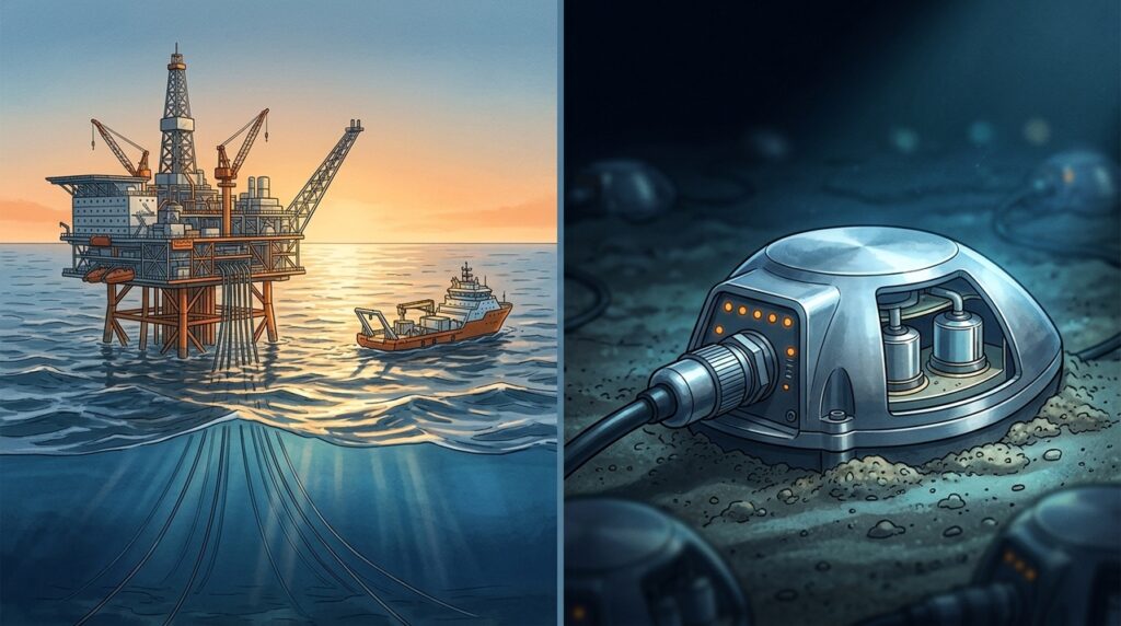 A tecnologia que transforma sísmica 4D em mapas de movimento para campos de petróleo offshore