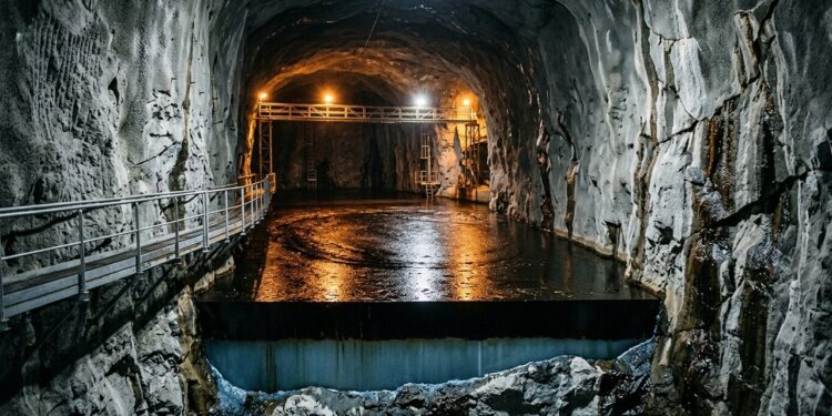 Escavado dentro da rocha, um depósito na Suécia guarda combustível em cavernas gigantes sem precisar de enormes tanques na superfície