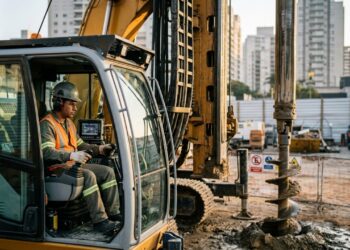 No lugar de tijolos, blocos de EPS viram fôrmas permanentes, recebem concreto por dentro e levantam paredes estruturais que já saem da obra com isolamento térmico incorporado
