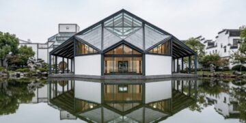 Museu de Suzhou mostra como I. M. Pei uniu jardins antigos, espelhos d’água e construção contemporânea