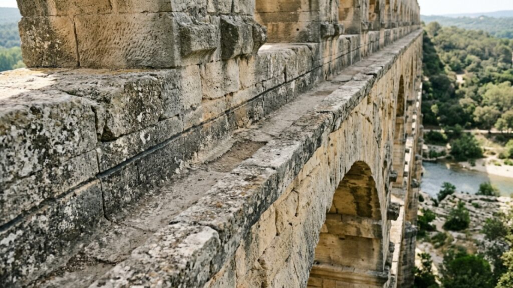 Como o aqueduto de Nîmes levou água por 50 km sem bombas