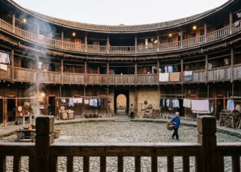 Como funcionam as casas de terra coletivas de Fujian