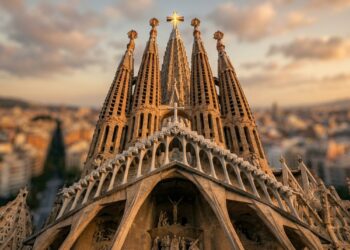 Uma basílica iniciada no século XIX chegou a 172,5 metros e continua sendo construída com fabricação digital guiada pelos modelos de Gaudí