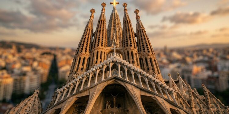 Uma basílica iniciada no século XIX chegou a 172,5 metros e continua sendo construída com fabricação digital guiada pelos modelos de Gaudí