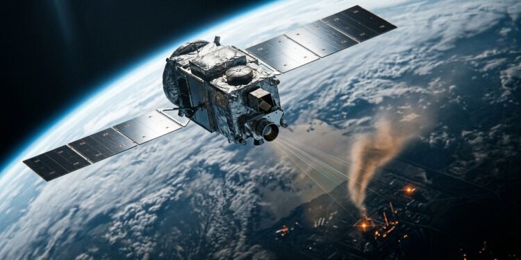 Satélites conseguem detectar grandes vazamentos de metano do espaço e localizar emissões invisíveis em instalações industriais