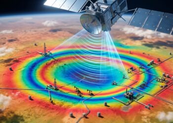 Satélites e GPS conseguem medir o afundamento do solo causado por décadas de produção de petróleo e gás