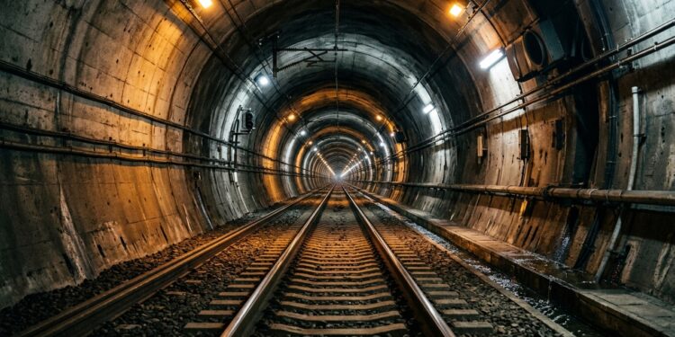 Construído sob um estreito de águas geladas, o Túnel Seikan precisou vencer rochas fraturadas e infiltrações do mar