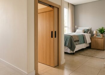 Quanto custa colocar piso novo em uma casa inteira de 100 m² em 2026 comparando porcelanato, vinílico e laminado