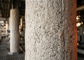 Concretos refratários de alto desempenho protegem bases de plataformas e plantas industriais durante incêndios extremos