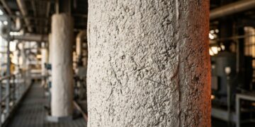 Concretos refratários de alto desempenho protegem bases de plataformas e plantas industriais durante incêndios extremos