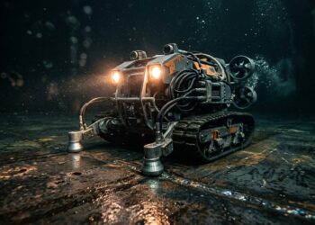 Um robô percorre o interior de enormes tanques industriais para fazer inspeções sem precisar esvaziar toda a estrutura