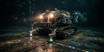Um robô percorre o interior de enormes tanques industriais para fazer inspeções sem precisar esvaziar toda a estrutura