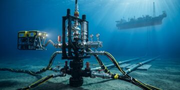 A “árvore de Natal” instalada no fundo do mar que controla um poço de petróleo