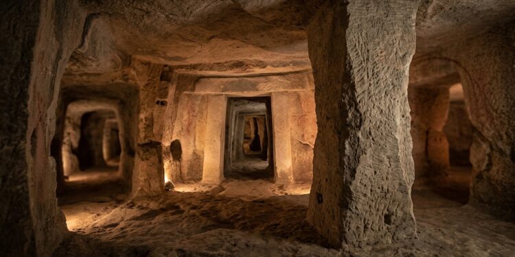 Com 3 níveis de galerias subterrâneas, o Hipogeu de Hal Saflieni foi escavado há mais de 5 mil anos sem ferramentas metálicas