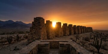 Com 13 torres no deserto peruano, Chankillo transformou pedra e horizonte em calendário solar