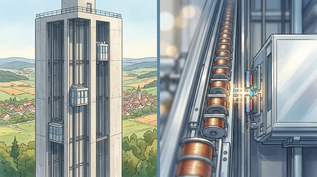 Um elevador sem cabos pode mudar a forma como arranha-céus serão construídos nas próximas décadas