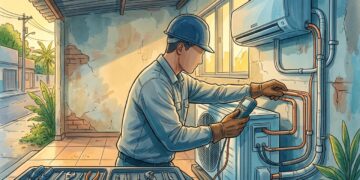 Técnico em refrigeração trabalha com máquinas que mantêm casas, mercados e hospitais funcionando