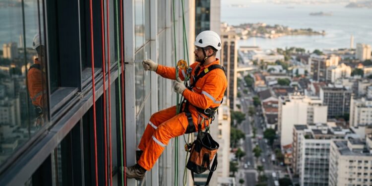 Técnico de acesso por corda transforma trabalho em altura em uma profissão especializada