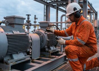 O técnico que mantém plataformas de petróleo funcionando em alto-mar