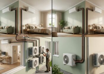 Quanto custa instalar ar-condicionado em todos os cômodos de uma casa com 3 quartos em 2026 e o que entra na conta além dos aparelhos