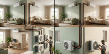 Quanto custa instalar ar-condicionado em todos os cômodos de uma casa com 3 quartos em 2026 e o que entra na conta além dos aparelhos