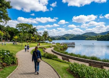Metade do território em regiões de mananciais, a pioneira rodovia de concreto da América Latina e a imensidão verde da serra: os contrastes deste destino