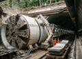 Tuneladora Dorothy e a escavação sob uma floresta inglesa