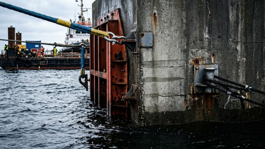 Túnel de 18 km sob o Mar Báltico montado em grandes blocos