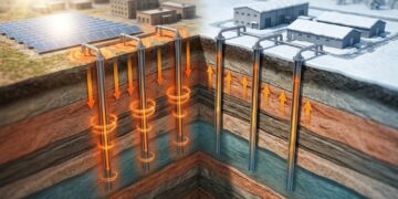 Túneis subterrâneos começam a armazenar calor durante o verão para aquecer edifícios meses depois, quando chega o inverno