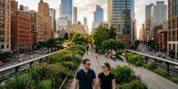 Um gigantesco jardim suspenso reutiliza antigas linhas ferroviárias e transforma uma estrutura abandonada em parque urbano