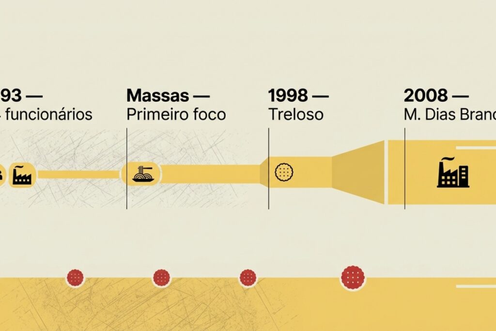 Dos 34 funcionários ao lançamento do Treloso pela Vitarella