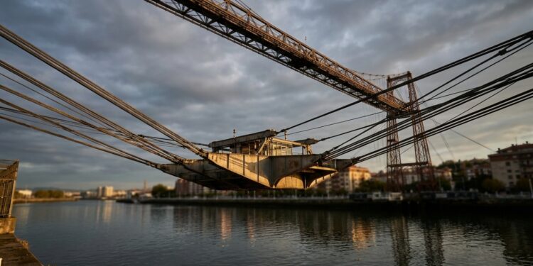 Ponte de Vizcaya e sua gôndola suspensa