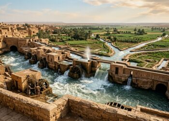 Como os canais de Shushtar irrigaram 40 mil hectares