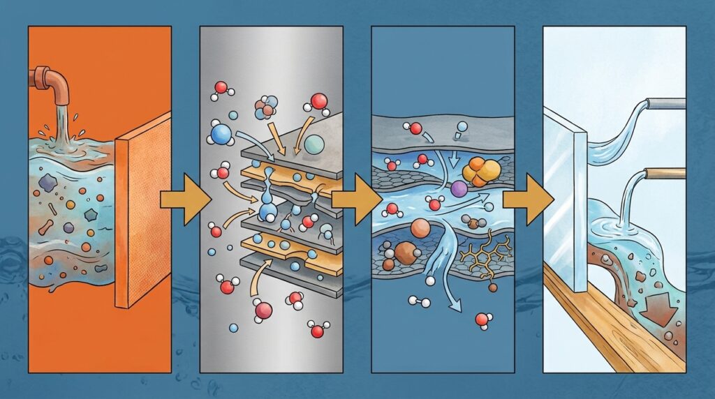 Membranas à base de grafeno criam canais nanométricos para separar sais e contaminantes da água