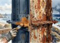 A maresia ataca portões, janelas e telhados de casas no litoral mesmo quando o metal parece protegido pela tinta