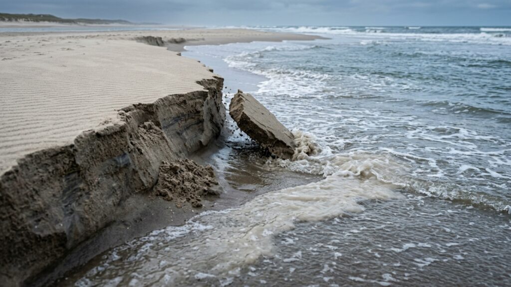 21,5 milhões de m³ de areia reforçam a costa naturalmente