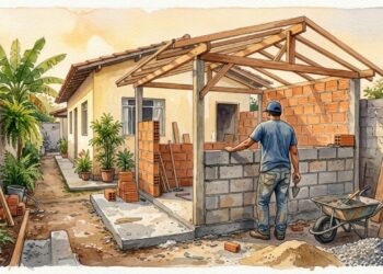 A escada pré-moldada pode acelerar a obra e mudar o espaço ocupado dentro da casa
