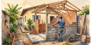 A escada pré-moldada pode acelerar a obra e mudar o espaço ocupado dentro da casa