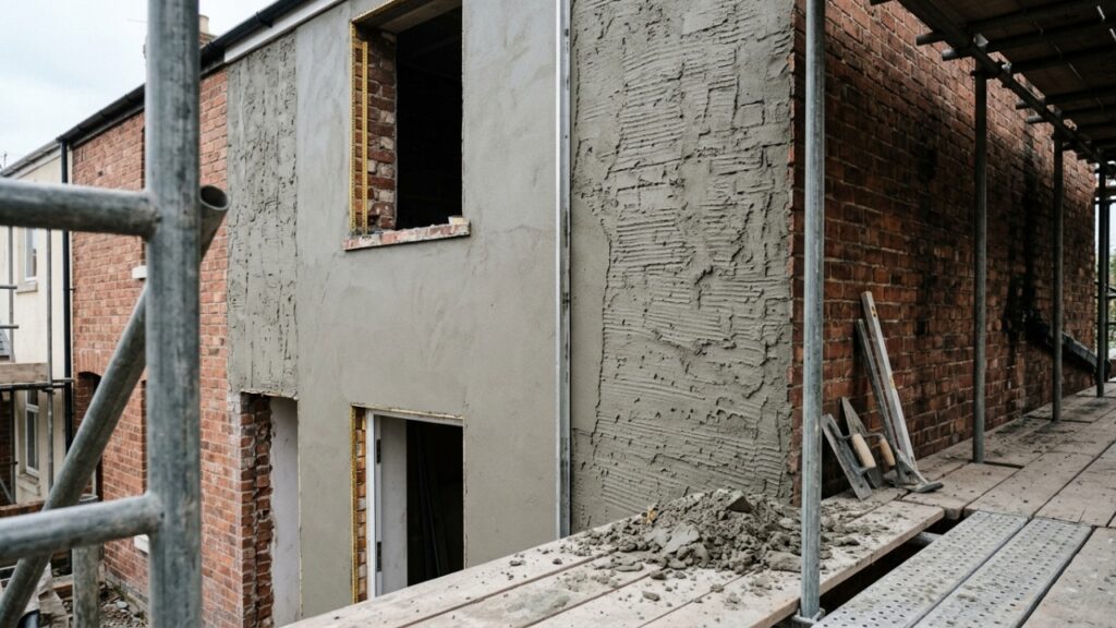 Quanto custa rebocar 120 m² de fachada em 2026