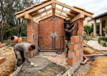 Quanto custa construir um banheiro pequeno no quintal em 2026